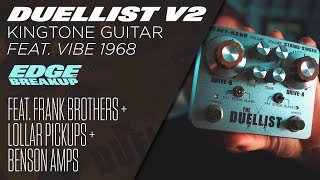 Video thumbnail for Kingtone Duellist v2 // Guitar Pedal Demo by Edge of Breakup - Guitar, Amp & Pedal Demos