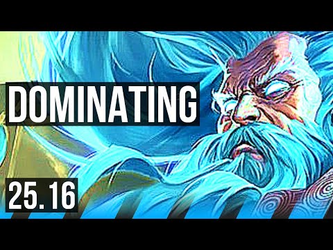 ZILEAN vs YASUO (MID) | Dominating | EUW Master | 25.16