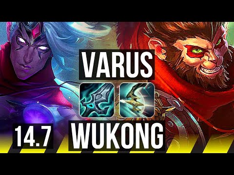 VARUS & Rell vs WUKONG & Senna (ADC) | 69% winrate, Legendary, 15/3/11 | NA Challenger | 14.7