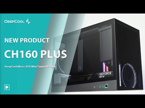 Корпус DeepCool CH160 Plus Black (R-CH160-BKNGM0-G) без БЖ