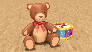 Educational cartoons for children babies 1 year. Learn baby toys in English