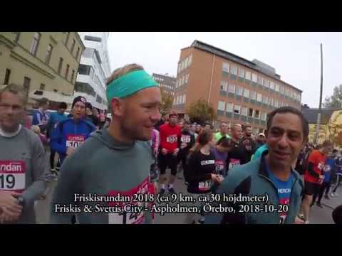 Friskisrundan 2018 - 9 km (Löparperspektiv)