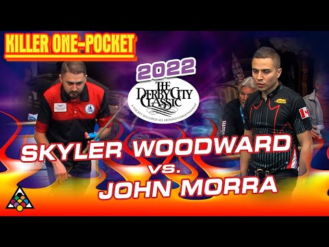 ONE-POCKET: SKYLER WOODWARD VS JOHN MORRA - 2022 DERBY CITY CLASSIC