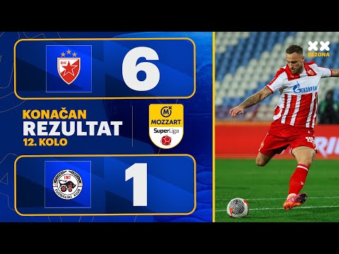 MBSLS 2025/26 - 12.Kolo: CRVENA ZVEZDA – IMT 6:1 (3:0)