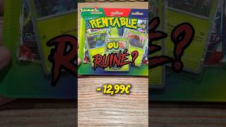 RENTABLE OU RUINÉ ? Épisode 7 : On ouvre un DuoPack Pokémon ! 🌿✨#shorts #pokemon #rentableouruine