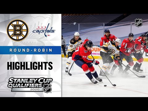 Bruins @ Capitals | NHL Highlights | Round Robin - Aug. 9, 2020