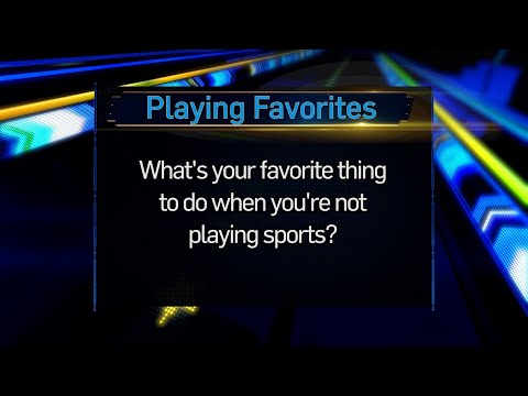 Playing Favorites: What do the Sports Stars of Tomorrow like to do when they&#039;re not playing sports?