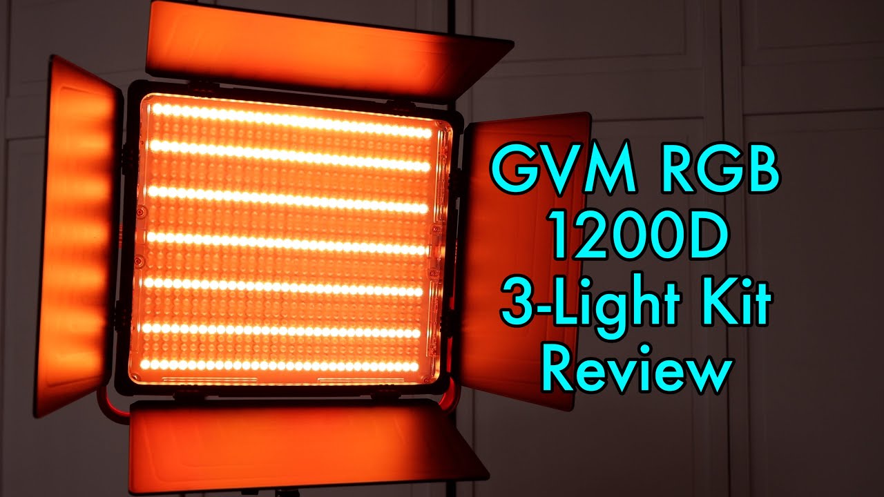 GVM RGB 1200D 3-Light Kit: Unboxing, Operation, Using the App & Review!（同類替補：GVM 1200D App 操作教學）
