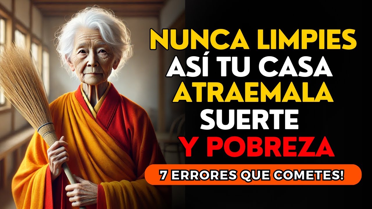 7 ERRORES de LIMPIEZA en tu HOGAR que ATRAEN POBREZA y MALA SUERTE | ENSEÑANZAS BUDISTAS