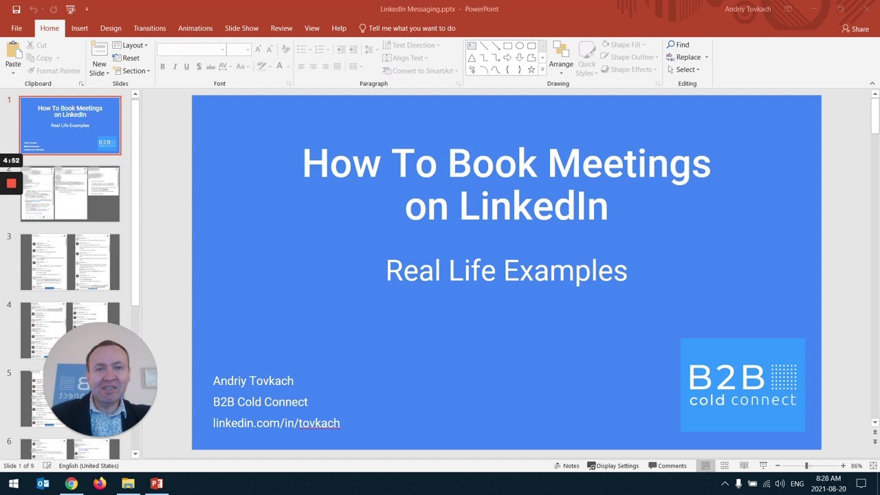 How To Book Meetings on LinkedIn - Examples