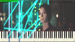 Hope - Rogue One (A Star Wars Story) [Synthesia Piano Tutorial]