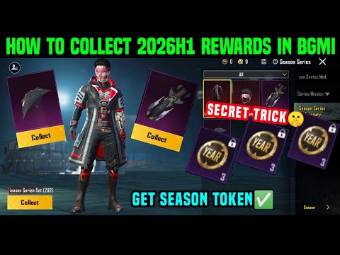 BGMI 2026H1 SEASON REWARDS KAISE LE 🔥 SEASON SERIES TOKEN KAISE MILEGA TRIAL CHALLENGE MISSION