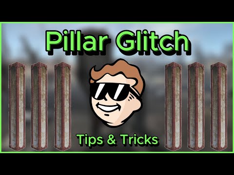 Pillar Glitch - Building Tips & Tricks - Fallout 4 - 4K