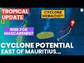 Large Cyclone Potential East Of Mauritius Réunion Rodrigues
