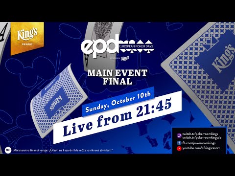 European Poker Days Main Event Final day (€220+€30)