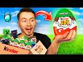 ICH öffne 100 KINDER JOY In Der MINECRAFT Edition