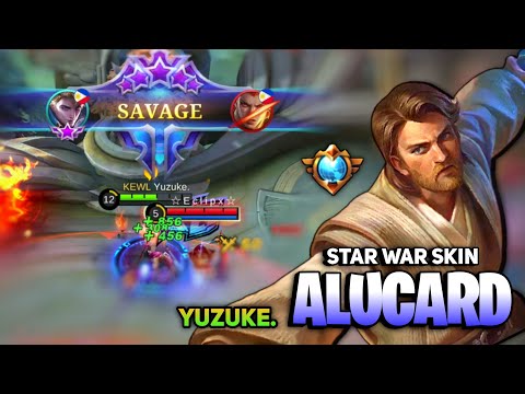 SAVAGE! Alucard New Skin Star War Obi-Wan Kenobi [ Top Global Alucard ] By Yuzuke - Mobile Legends