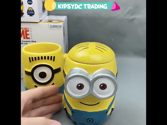Vídeo relacionado con Paladone Taza de cerámica con relieve de Minions, 400 ml, diseño de personajes, licencia oficial