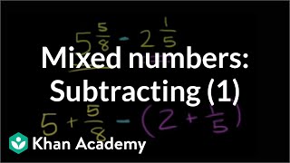 Subtracting Mixed Numbers