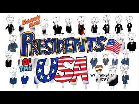 Presidents of the USA 2021 Edition - Washington to Biden - Manny Man Does History