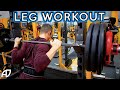 INTENSE LEG WORKOUT | HEAVY SQUATS