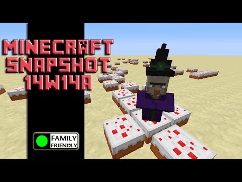 TheZwolfenstein - Minecraft 1.8 Preview | Snapshot 14w14a | Witches and Potions and Cake OH MY!!!
