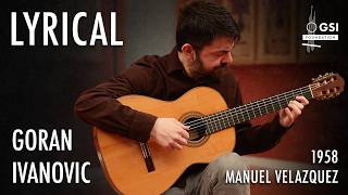 Goran Ivanovic performs his composition "Children Songs: Lyrical" on a 1958 Manuel Velazquez guitar