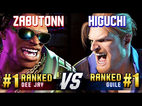 SF6 ▰ ZABUTONN (#1 Ranked Dee Jay) vs HIGUCHI (#1 Ranked Guile) ▰ High Level Gameplay