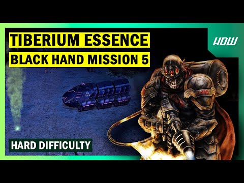 TIBERIUM ESSENCE - ACT 1 - NOD BLACK HAND - FINAL MISSION 5 - RUN SILENT - HARD - 4K