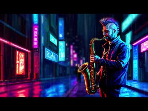 Cyberpunk Alley Jazz – 1 Hour Neon Sax & Rainy Night Lounge Music