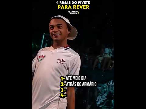 4 RIMAS DO PIVETE PARA REVER KKKK #batalhaderima #shorts