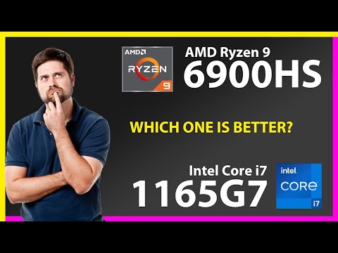 AMD Ryzen 9 6900HS vs INTEL Core i7 1165G7 Technical Comparison