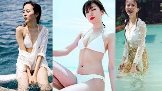 比嘉愛未　セクシー画像集。ファースト写真集『Clear』では水着姿やセミヌードを披露！ドラマでのお宝競泳水着姿や透けパンナース姿、インスタの自画撮り写真なども掲載！manami higa