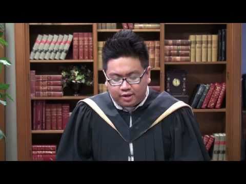 Valedictorian addresses graduates of the Faculty of Science after power outage disrupts convocation