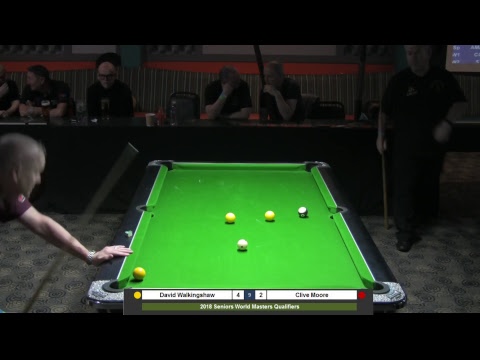 2018 Seniors World Masters Qualifiers - David Walkingshaw v Clive Moore