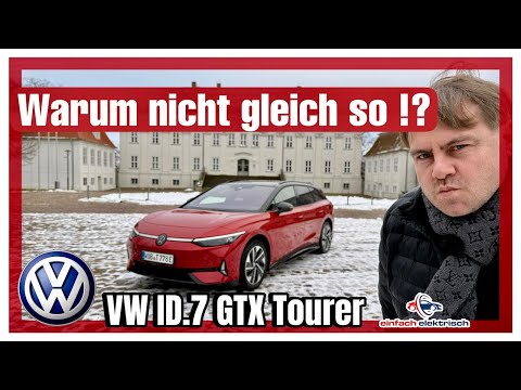 Review VW ID7 GTX Tourer finally a sporty electric station wagon!?