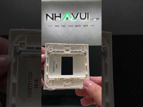 Mặt vuông dùng cho 1 thiết bị Panasonic WEB7811SW BS-Type