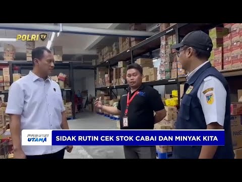 POLDA SULTENG CEK STOK PANGAN DAN HARGA SEMBAKO