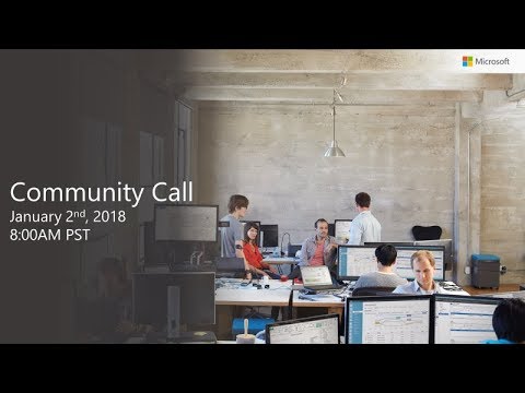 Microsoft Graph community call January 2 2018