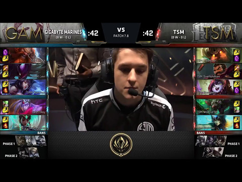 GAM Optimus Varus VS TSM Wildturtle  Highlights  2017 MSI Group Stage