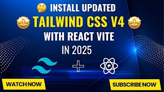 How to Install Tailwind CSS V4 with React Vite latest Setup Guide (2024) | Super Fast & Easy