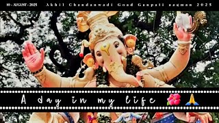 Chandanwadi Ganpati Thakurdwar Aarti 2025 | गोड गणपती 2025 #bappavlog #mumbaicheganpati #goadganpati