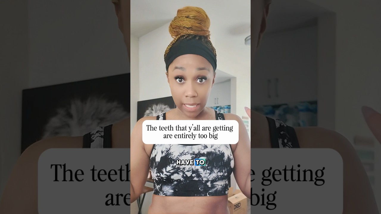 The #veneers are getting way too big 🤣￼#dental