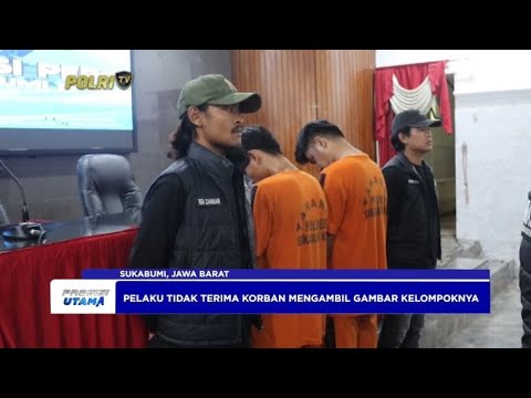 PENGANIAYA KOMUNITAS SEPEDA MOTOR DITANGKAP POLRESTA SUKABUMI