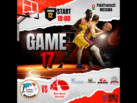 Basket School Messina vs Bim Bum Basket Rende