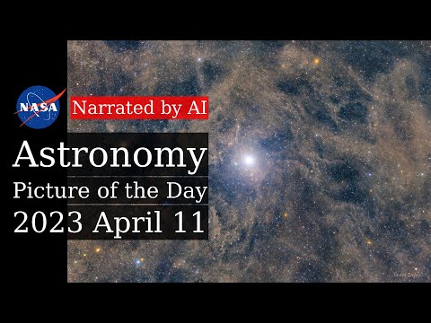 APOD: 2023-04-11 - North Star: Polaris and Surrounding Dust (Narrated by Amy)