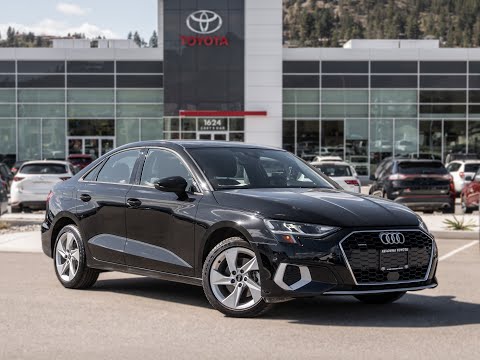 Black 2022 Audi A3 Komfort 40 TFSI Walkaround - Kelowna Toyota