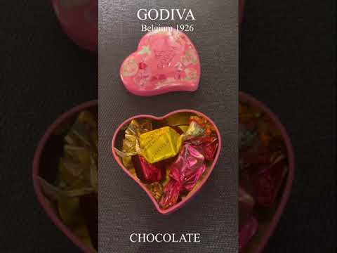 Heart Shape GODIVA BELGIUM 1926 CHOCOLATE | #godiva#asmr #satisfying#shorts#lovelymjvlog