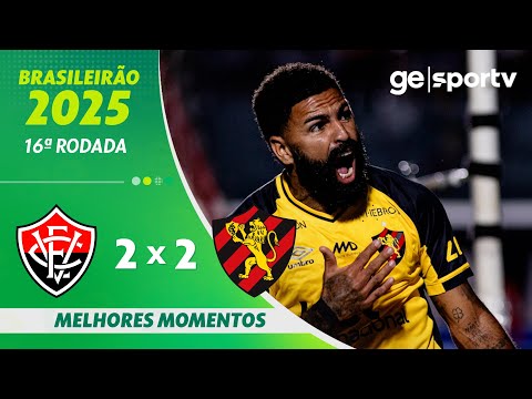 Gols e lances de Vitória x Sport