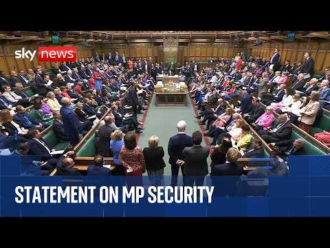 Commons statement on MPs' security after murder of Ann Widdecombe